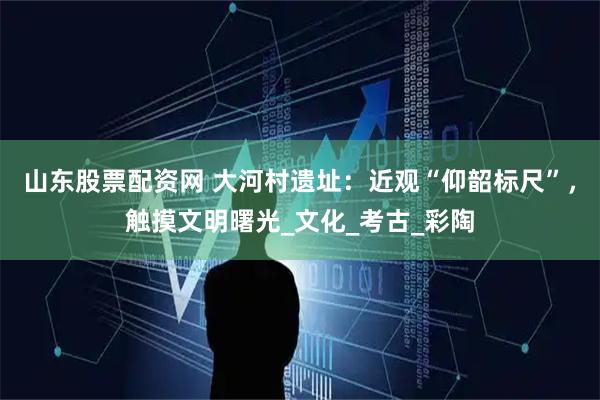 山东股票配资网 大河村遗址：近观“仰韶标尺”，触摸文明曙光_文化_考古_彩陶